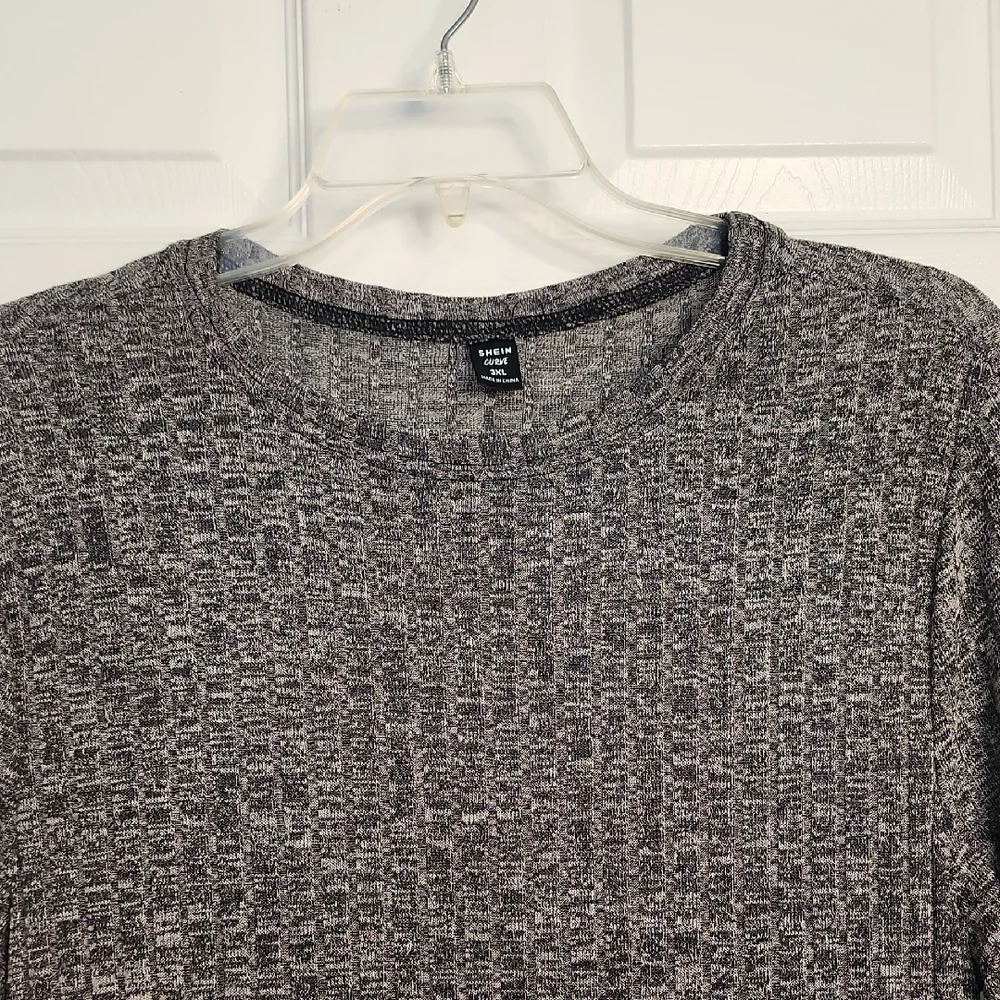 SHEIN Charcoal Long Sleeve Dress - Picture 2 of 10